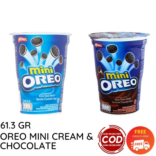 OREO MINI CREAM &amp; CHOCOLATE 61.3 GR