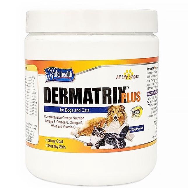 DISKON PERAWATAN ANJING DERMATRIX PLUS - SKIN AND COAT SUPPLEMENT - VITAMIN BULU KULIT ANJING BERKUA