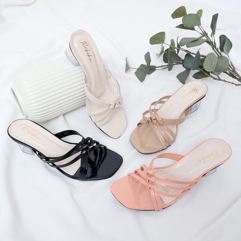 Hak Kaca Anindya Jelly New/Sandal Heels Hak Kaca Rebika Anindya Heels