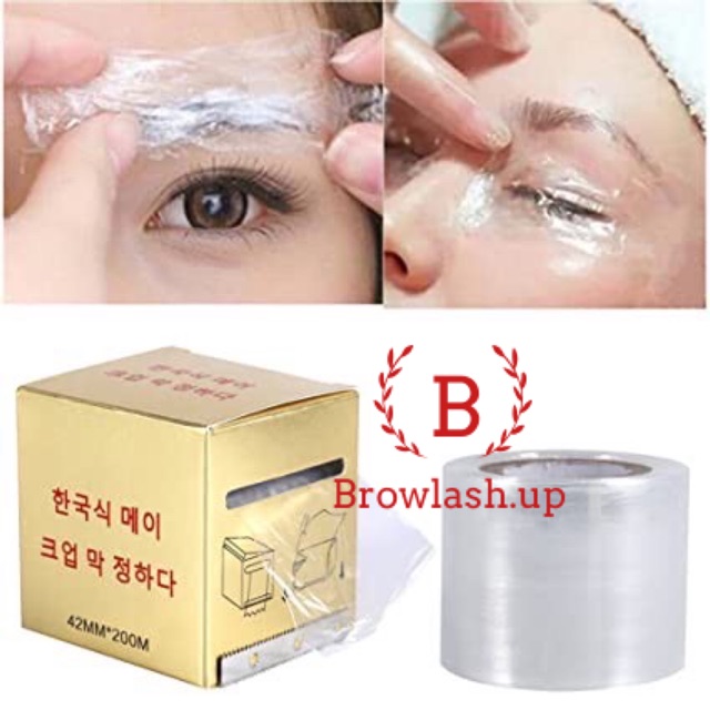 Plastic wrap sulam lash lift plastik wrap lashlift anastesi cover wrap sulam