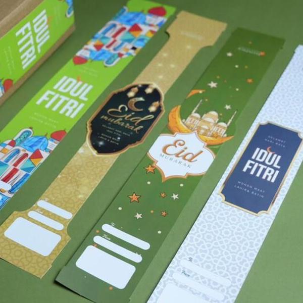 ] Pita Lebaran / Pita Idul Fitri / Paper Belt Lebaran / Pita Parsel