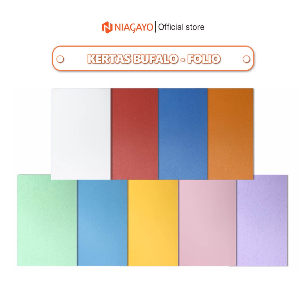 

Kertas Buffalo F4 Macam Warna Karton Tekstur High Quality