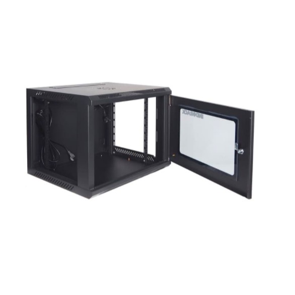 WR5008S - 8U Wallmount Rack Depth 500mm Single Door 19&quot; - INDORACK