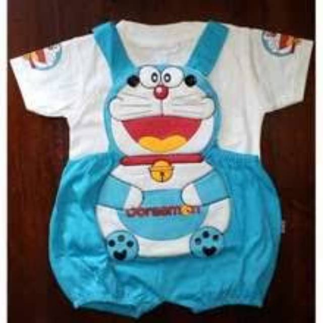 [Perlengkapanbayimurah] Romper Doraemon baju bayi lucu baju bayi murah baju doraemon