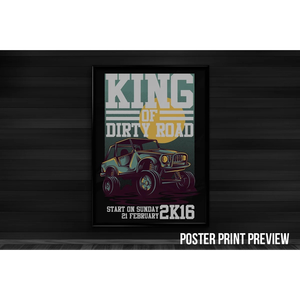 King Of Dirty Road Illustration