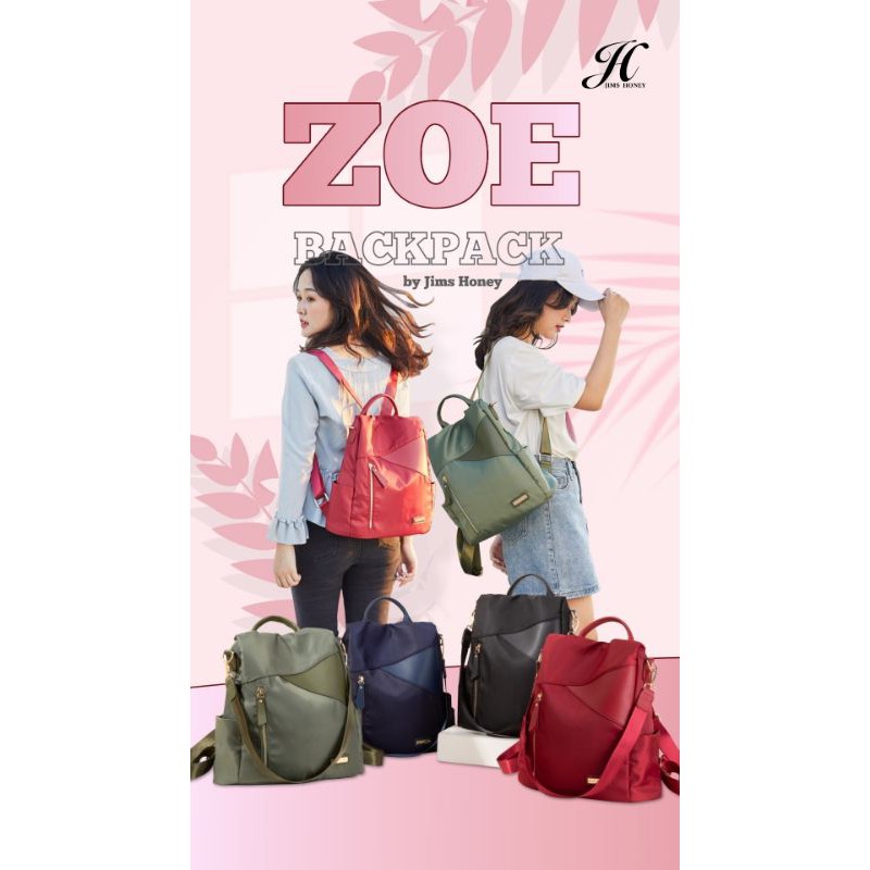 tas punggung cewek ZOE BACKPACK JIMS HONEY