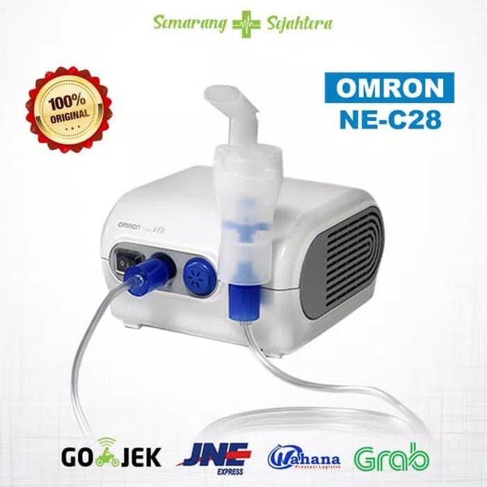 Nebulizer OMRON NE-C28 Alat Terapi Gas Uap Obat Sakit Paru-Paru