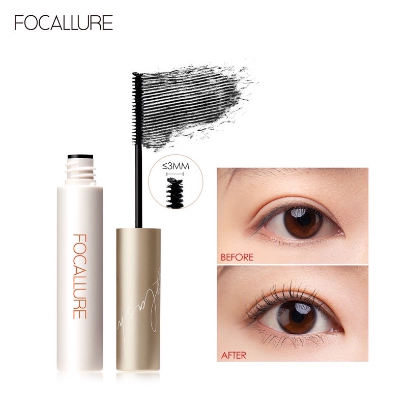 FOCALLURE Curling Eyelash tahan air Mascara FA169