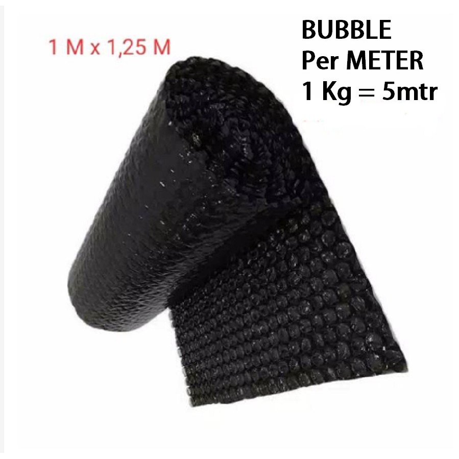 

Bubble Wrap Hitam Ecer 1 Mtr ( 100 cm x 125 cm)