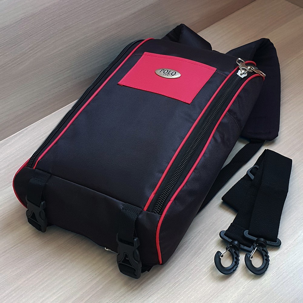 Backpack POLO Tas Pria Ransel Laptop Bisa Ransel Bisa Selempang + Raincover | Tas Pria Bekas | Tas R