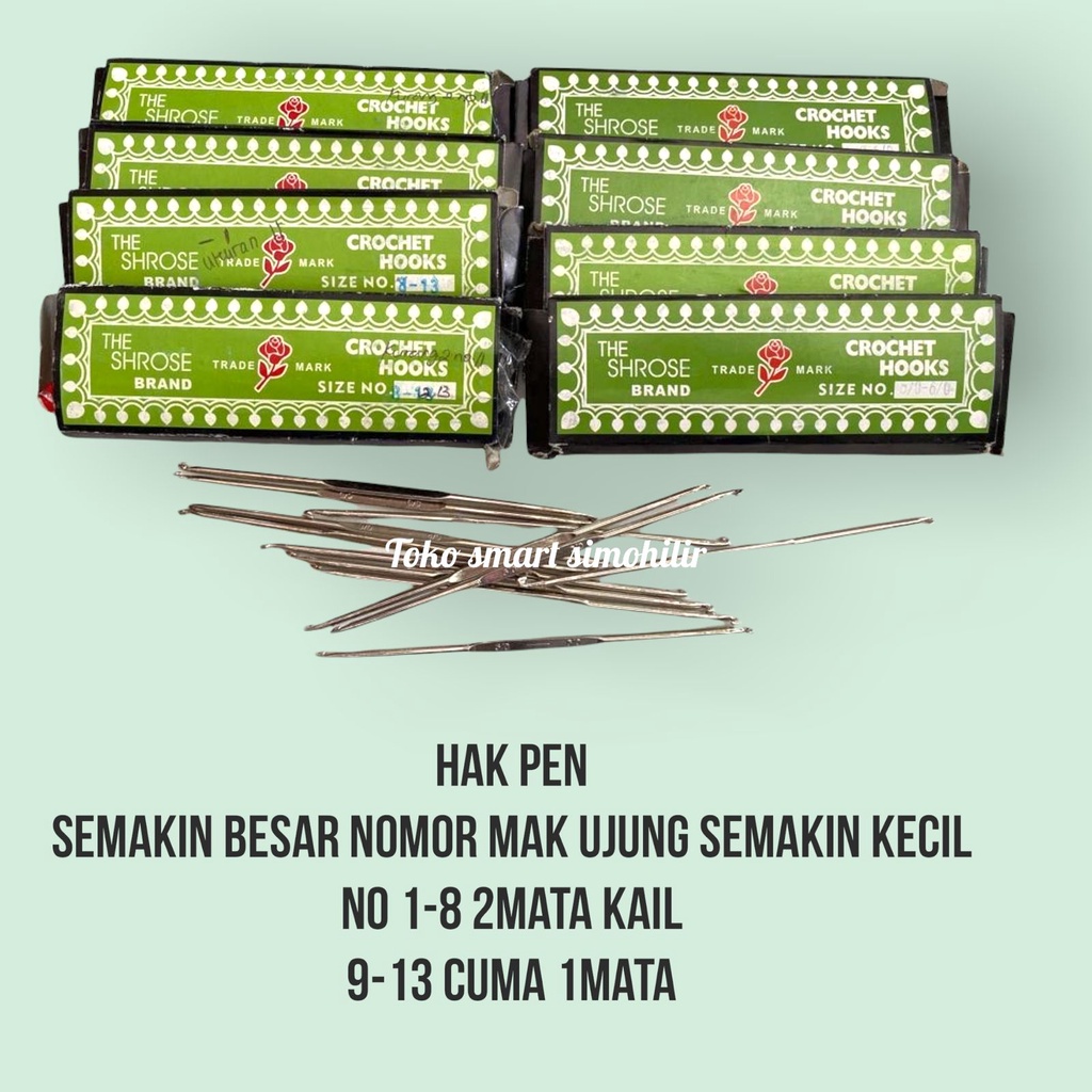 HAK PEN / CROCHET HOOKS/ JARUM RAJUT /PENA RAJUT