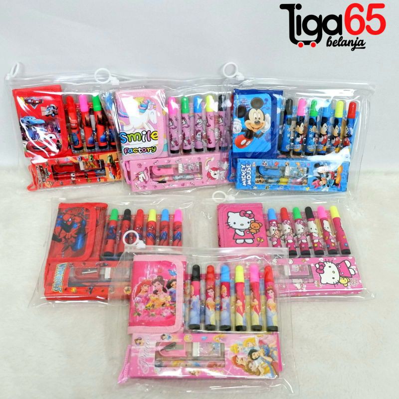 

Stationary Set/Set Alat Tulis/Buku & Alat Tulis/Karakter Fancy/Stationary Set 8010 Dsn