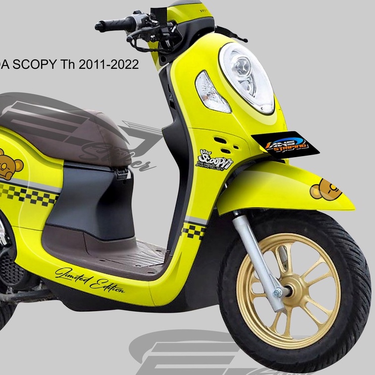 STIKER DECAL HONDA SCOOPY FULL BODY TERBARU / STICKER VARIASI SCOOPY HONDA 2022 2021 / STICKER SCOOPY