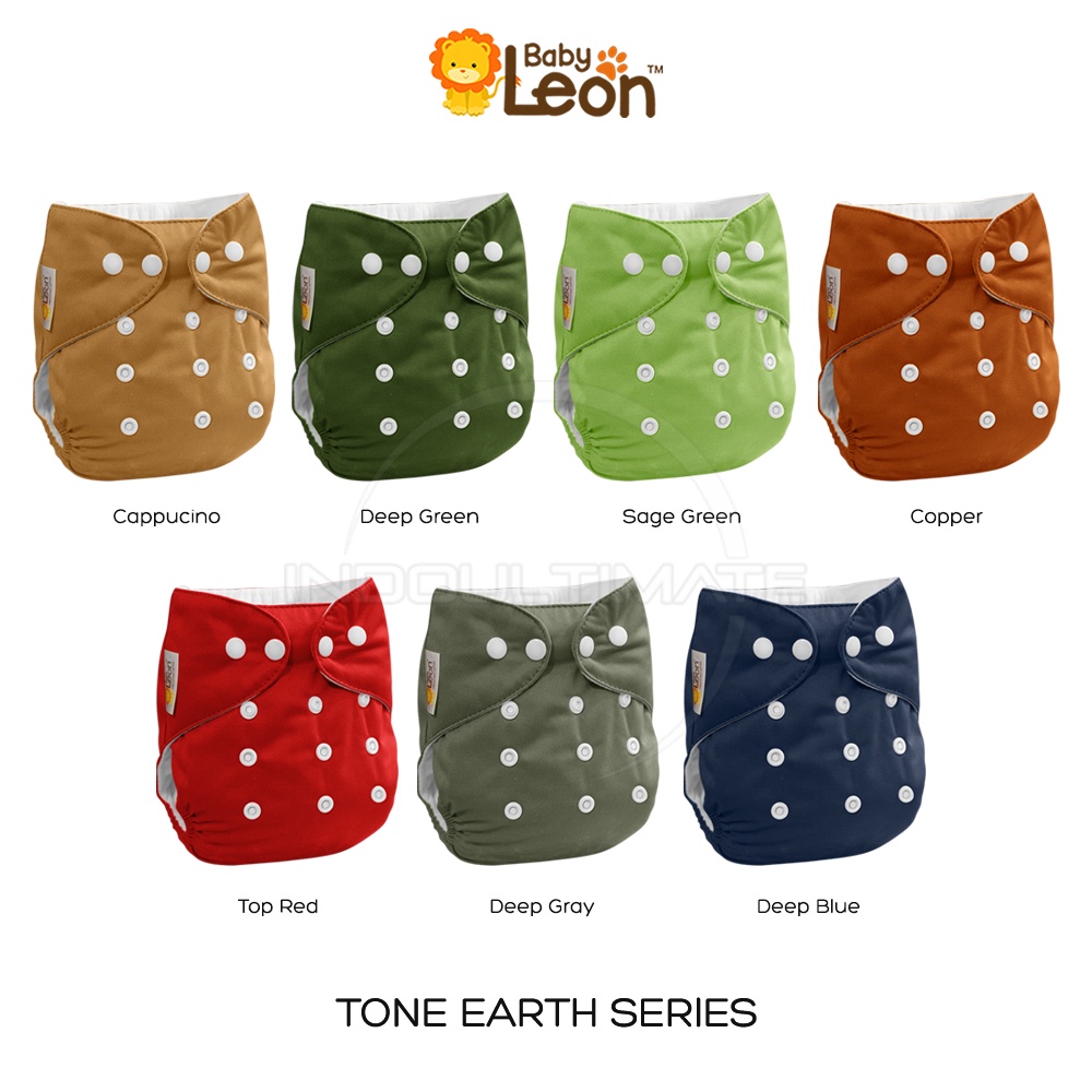 BABY LEON PREMIUM Popok Bayi + FREE INSERT BY-728 Kloter 3 BCloth Diaper Clodi Kain Cuci Ulang Cloth diaper Popok Kain Cuci Ulang Bayi Celana Popok Insert Cloth Diapers Daya Serap Tinggi