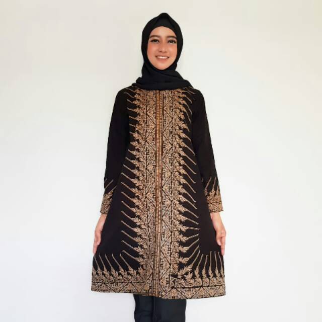 Dress Batik Modang Keris | Tunik Baju Batik Muslimah