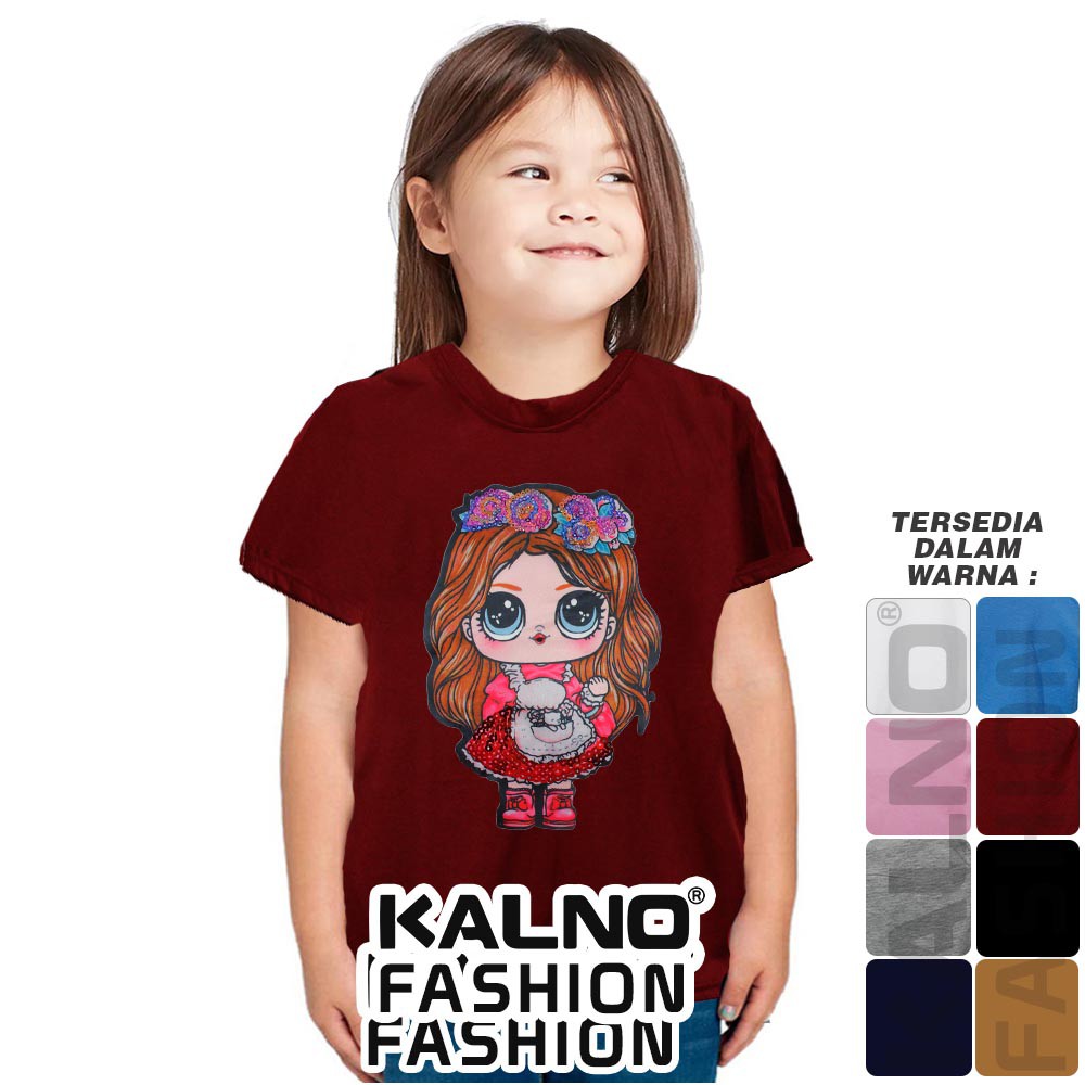 kaos baju anak LOL RANDOM umur 1 - 7 tahun, baju anak karakter