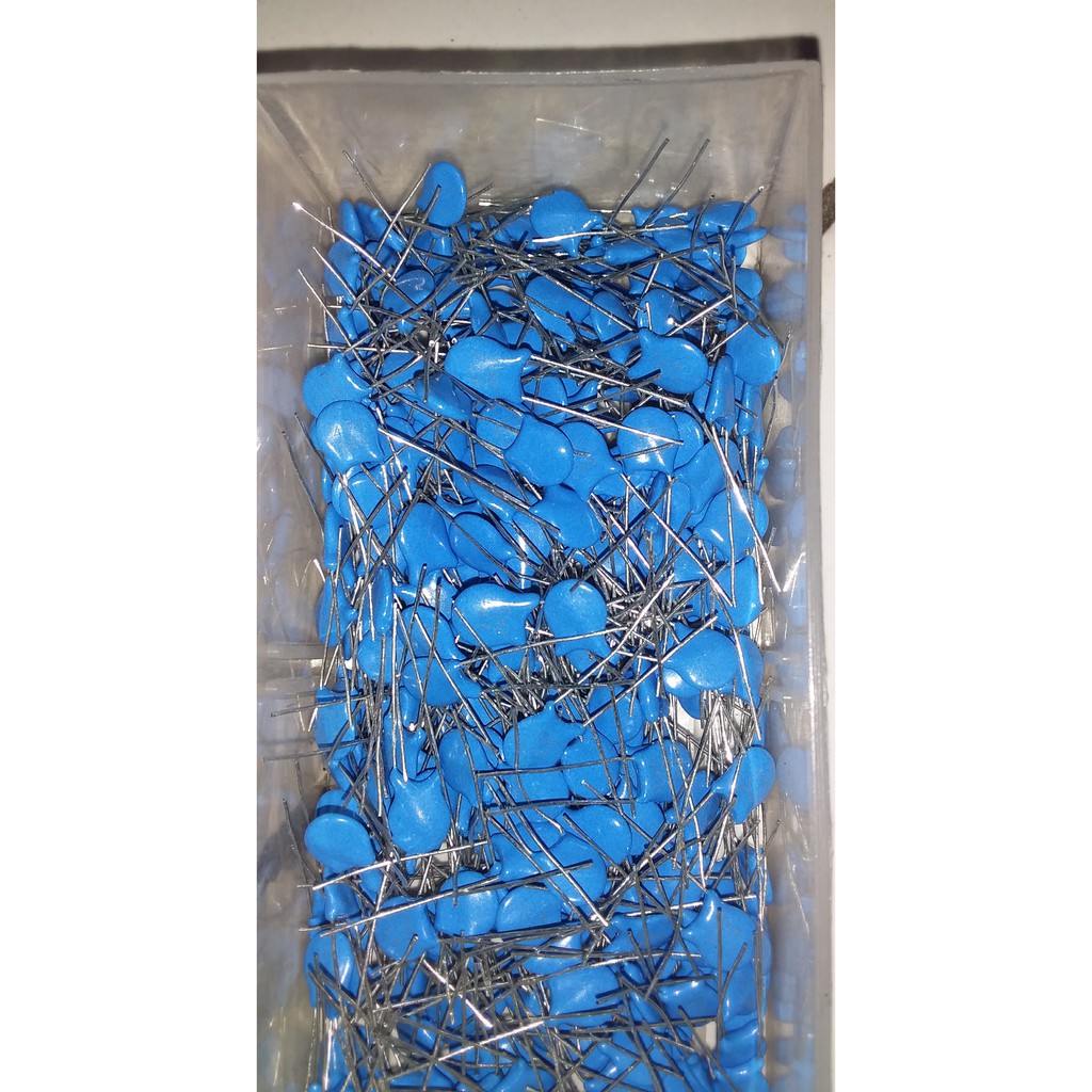 kapasitor mylar 681 2kv isi 30pcs