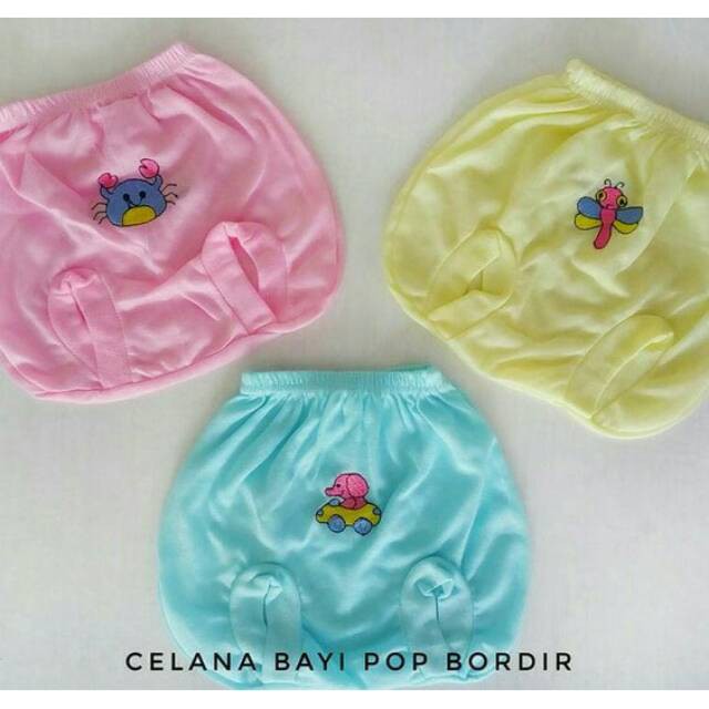 Celana pop bayi murah 0-12 bulan / celana dalam bayi bijian boy girl harian