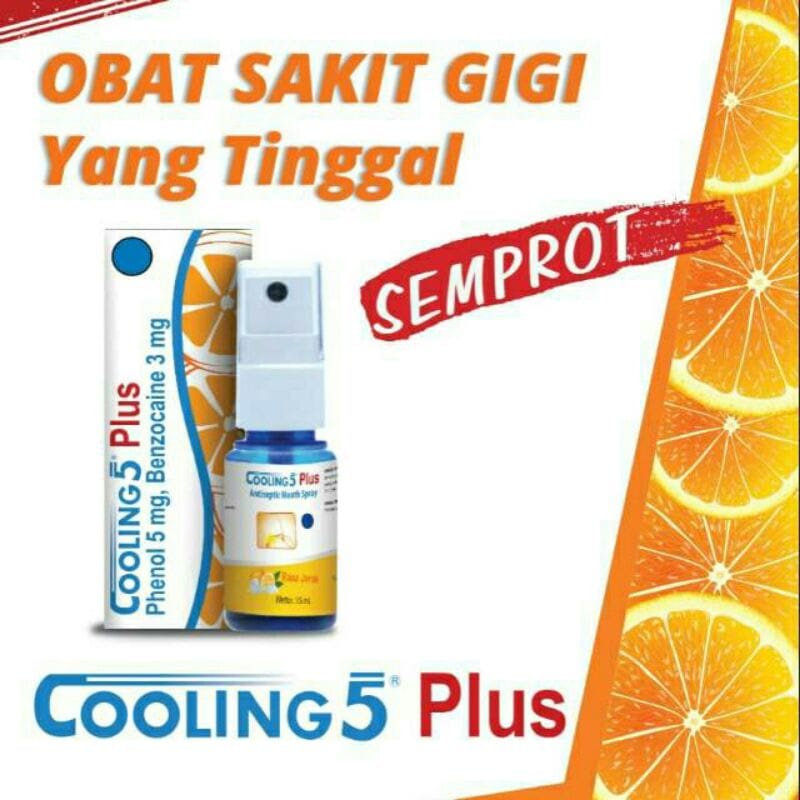 Cooling 5 - Obat Sakit Gigi, Sariawan, Tenggorokan, Radang Gusi Cooling5 plus