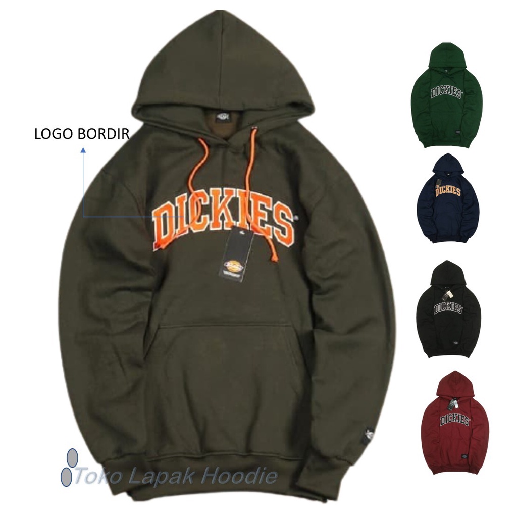 sasuke.id / DICKIES Jaket Hoodie Pria Distro Murah Premium Full Bordir / Sweater Hoodie DICKIES Terlaris