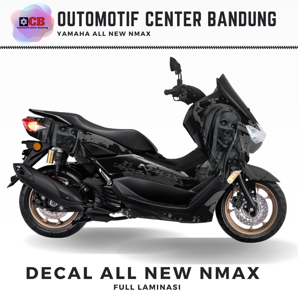 DECAL NMAX NEW - STIKER FULL BLOK NMAX 2020 2021 2022 - WOMEN KARAKTER - STIKER NMAX FULL BODY