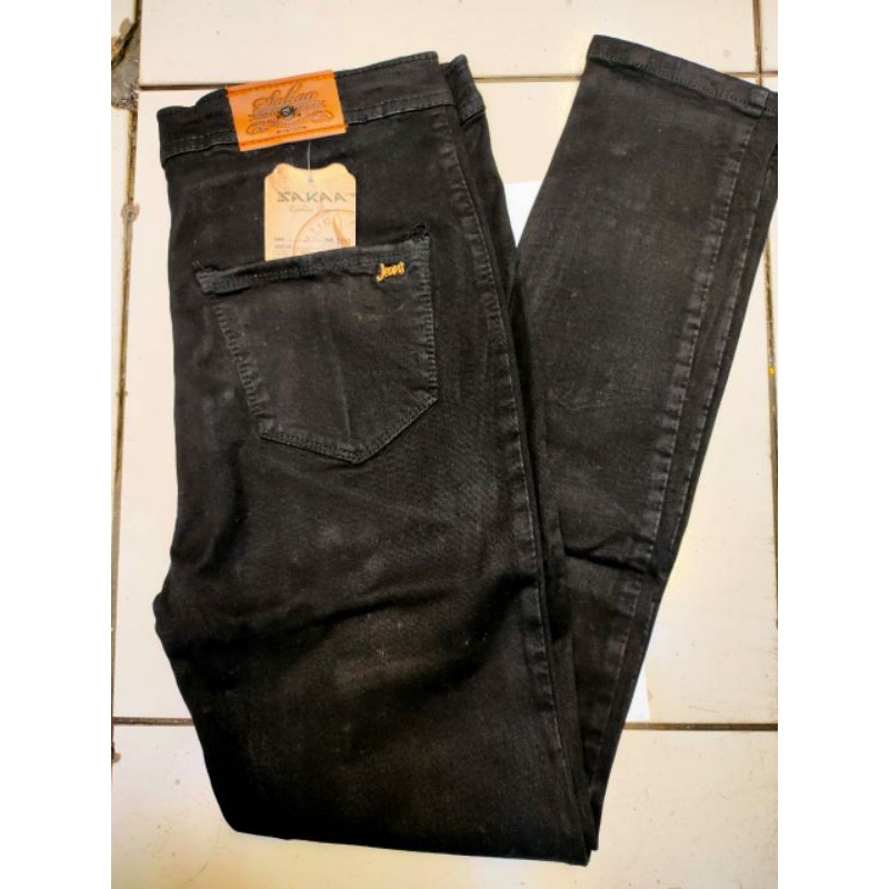 Celana jeans wanita haight waist premium size 27-34