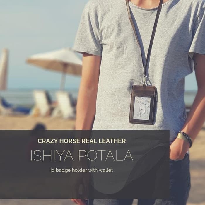 Berkualitas Dompet Id Card Kulit Asli Crazy Horse | Slim Wallet-Ishiya