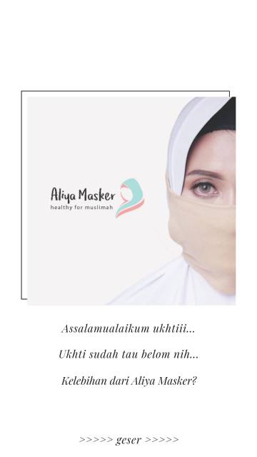 MASKER KAIN LEMBUT ALIYA II ALIYA MASKER