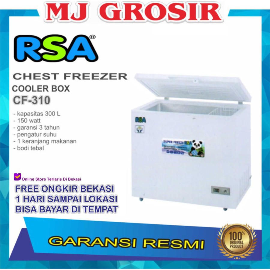 Rsa Cf 310 Chest Freezer Box 300 L Lemari Pembeku 300 Liter Gea Indonesia