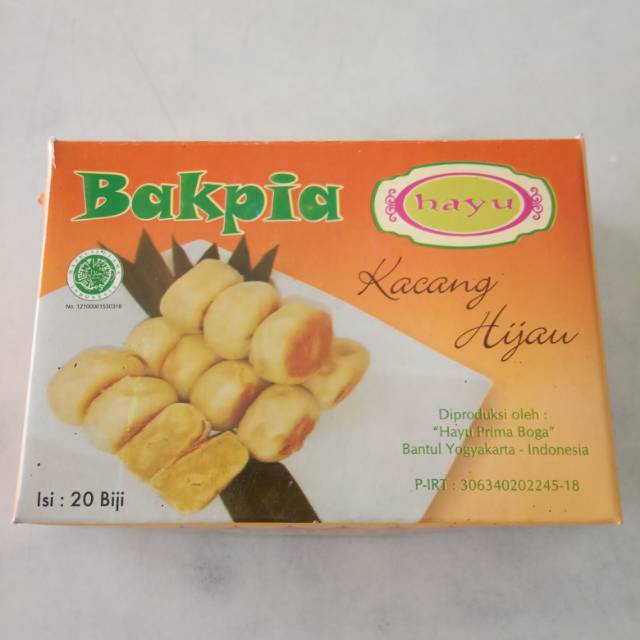 

Bakpia Kacang Hijau Hayu isi 20