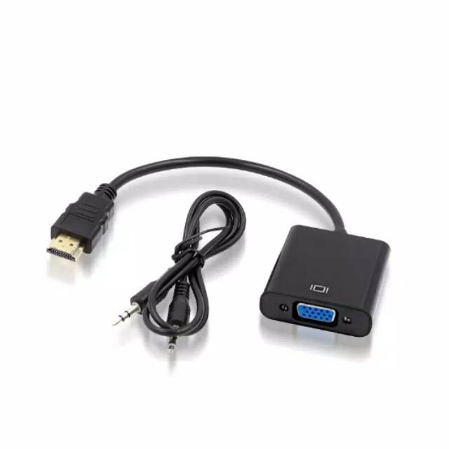 Converter Cable HDMI to VGA + Audio / Konverter / Adapter / Kabel #51