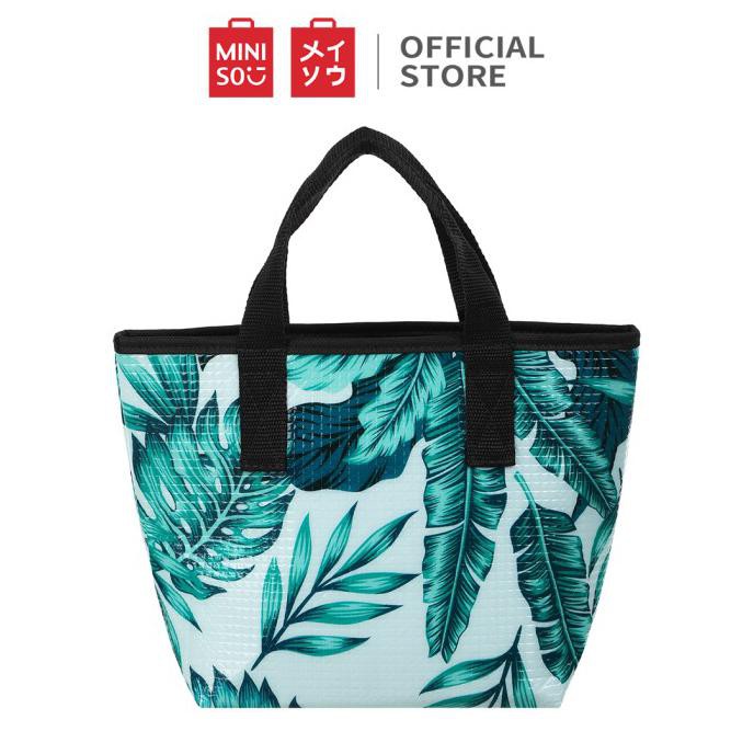 

FALSH SALE Miniso Tas isolasi pencetakan warna seri tropis Insulated Bag - Small