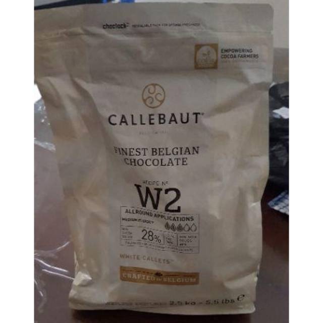 

Callebaut Finest Belgian Chocolate – White W2 28% 2,5kg