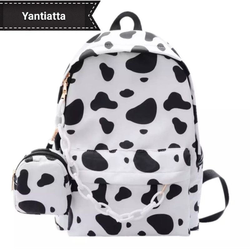 Tas ransel besar motif sapi rante