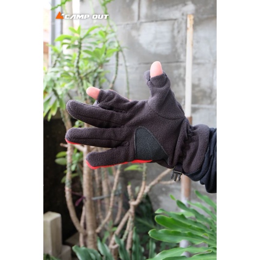 Camp Out Sarung Tangan Polar Tebal - Glove Outdoor Camping Gunung