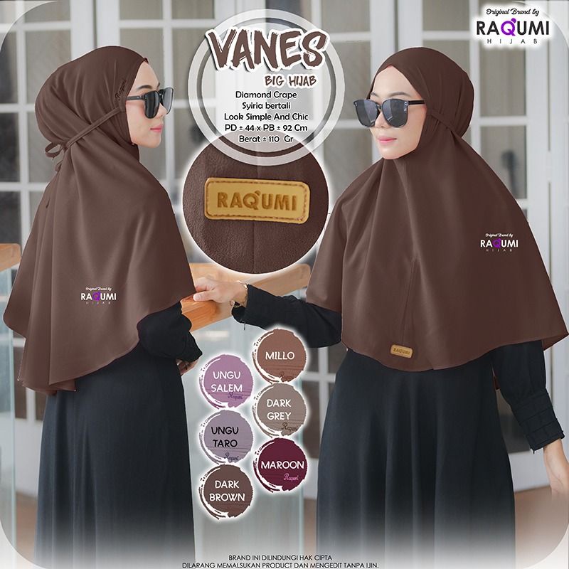 jilbab instan Raqumi tali VANES
