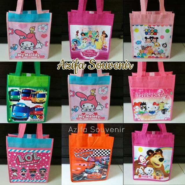 

Tas / Goodie Bag Souvenir Ulang Tahun / Ultah Anak model KANTUNG