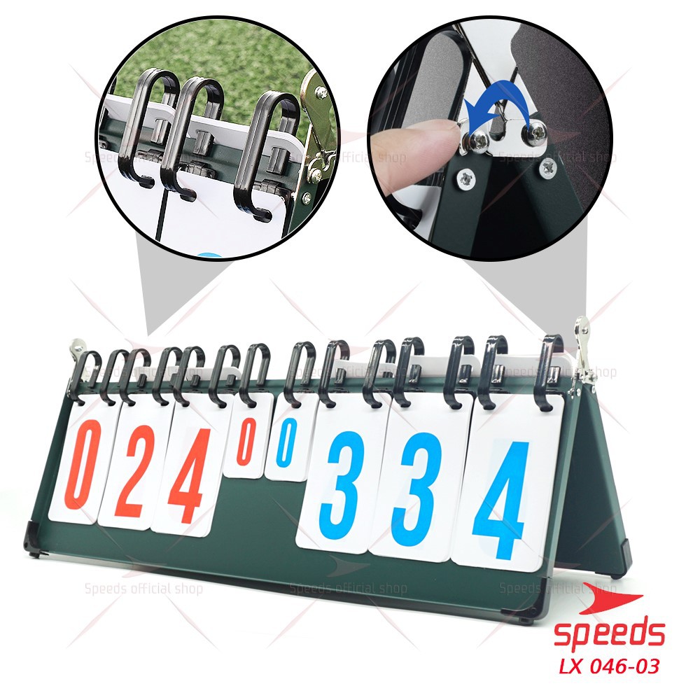 SPEEDS Score Board / Papan Skor 8 digit untuk Futsal Sepak Bola berkualitas 046-3