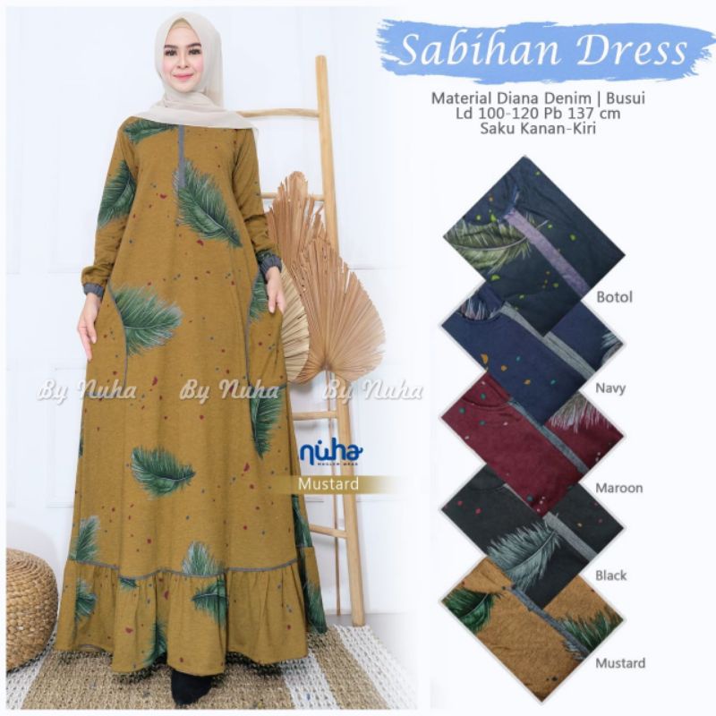 gamis SABIHAN MAXY by nuha (busui)