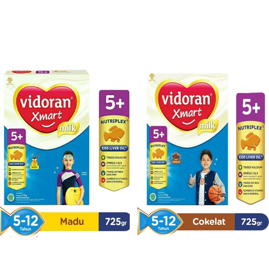 Vidoran 5+ Madu Coklat 725 Gram