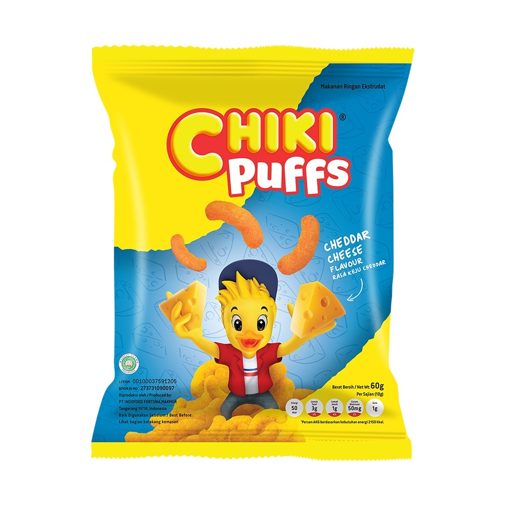 

Chiki Puffs Cheddar Cheese 60gr