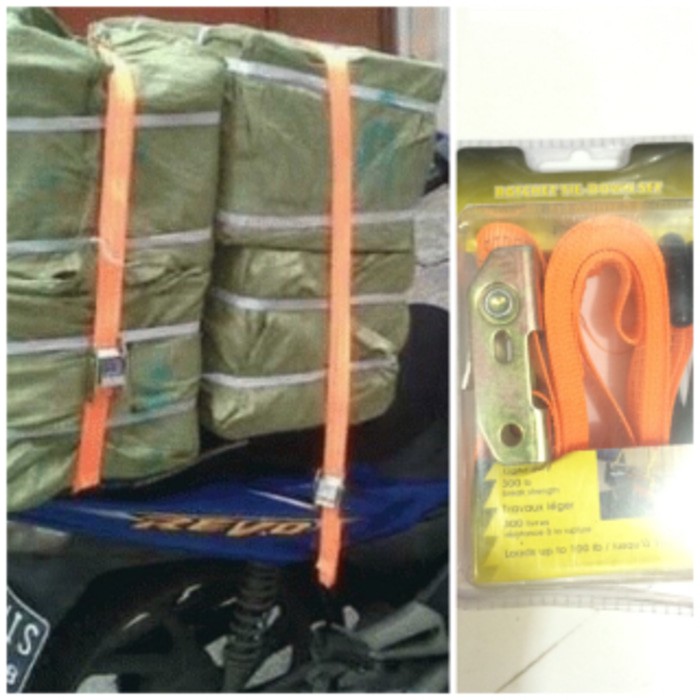 Ratchet Tie Down / Tali Pengikat Di Motor Serbaguna