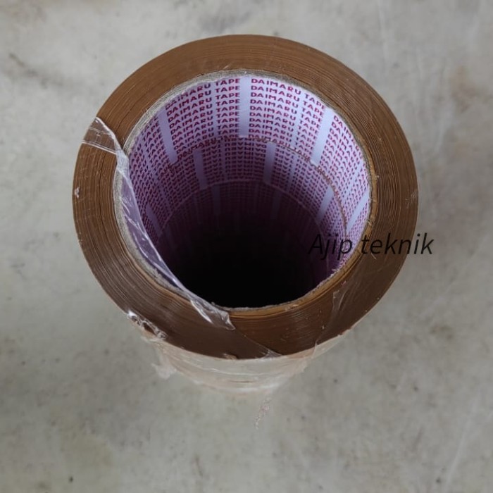 Lakban daimaru 2 inch bening dan coklat murah bagus - Coklat