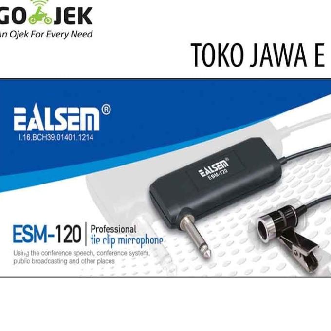 Ealsem Esm 120 Mic Kancing Mic Jepit Mic Bersuara Bagus
