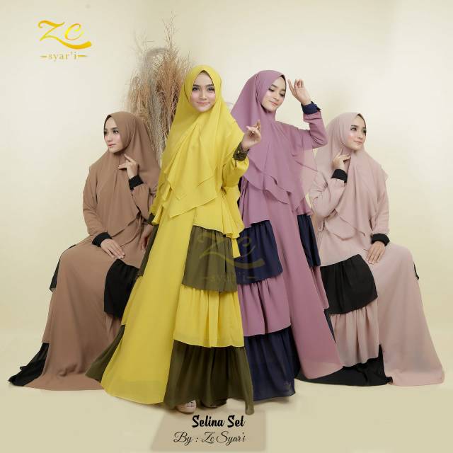 GAMIS CERUTI SET SYAR'I - SELINA SET BY ZC