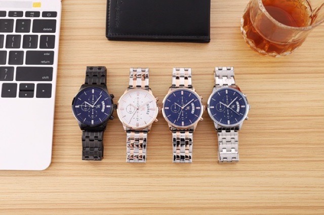 Jam Tangan Pria Import Trendi Antiair Original Jims Honey JH 8036 Men Watch Water Resistance