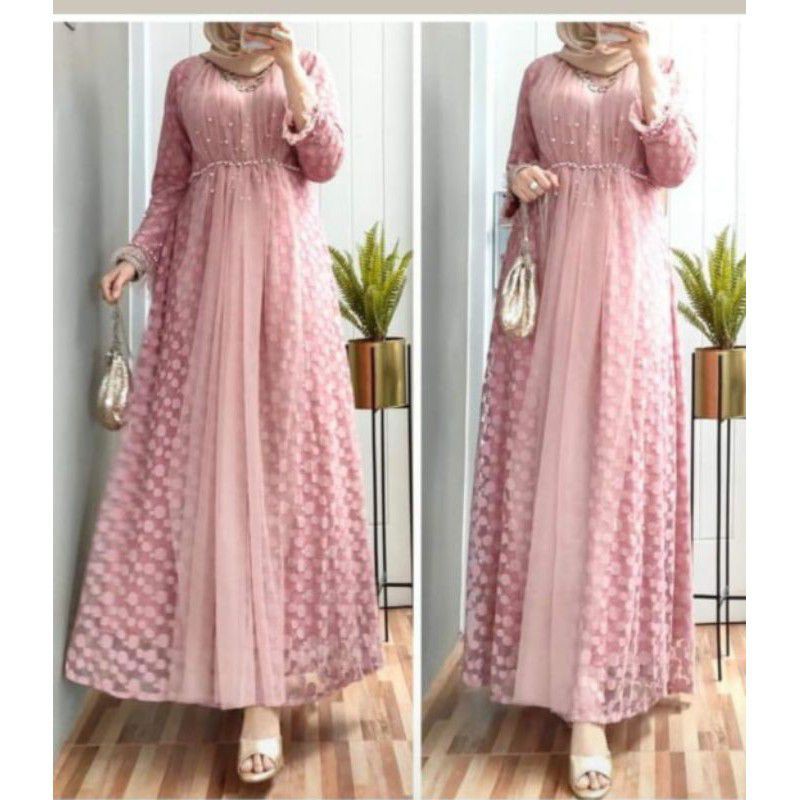 OZIAS Polka / bulat Mutiara selendang tile