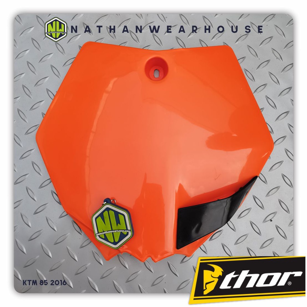 Cover Plat Tempat Papan Nomor Nomer Depan KTM 85 2016 SIXDAY SIX DAY THOR