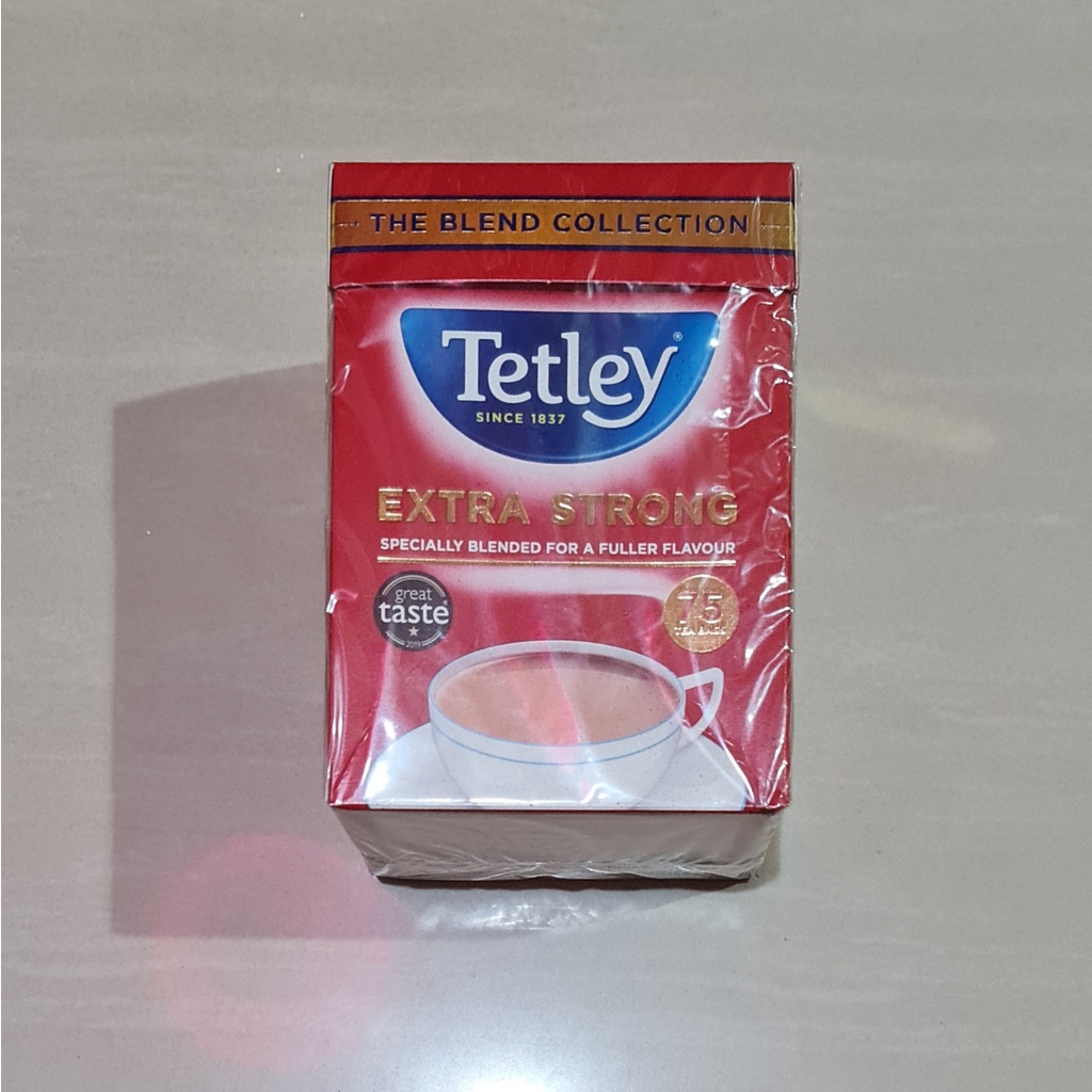 Teh Tetley Tea The Blend Collection Extra Strong 75 Tea Bags