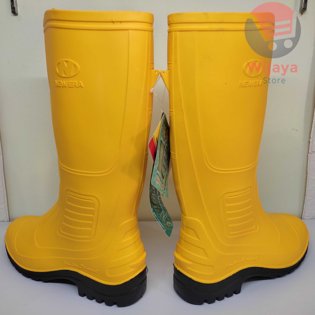 NE Boots Sepatu Boot New Era Kuning APD Konstruksi Proyek dan Perkebunan